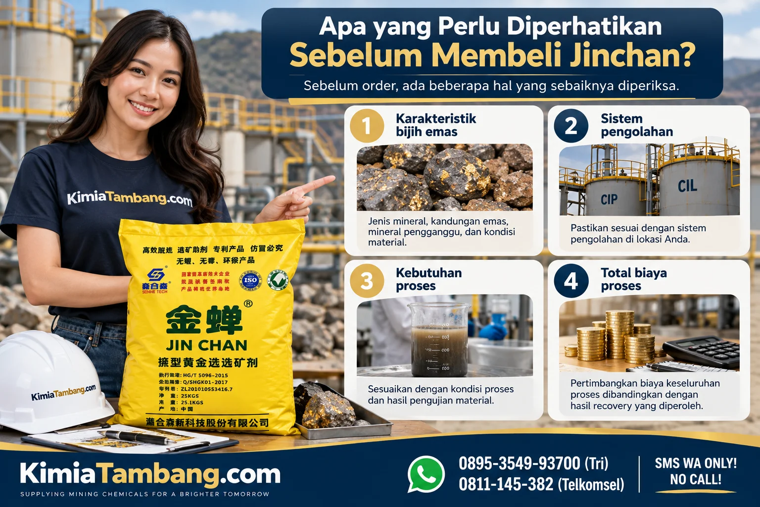 Hal yang perlu diperhatikan sebelum membeli Jinchan untuk pengolahan emas.